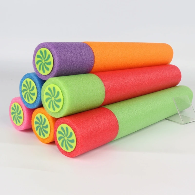 

6Pcs Kids Children Outdoor Swimming Playing Toys Colorful Foam Pull-out Water Spray Blaster Beach Water Pool Sports Toys