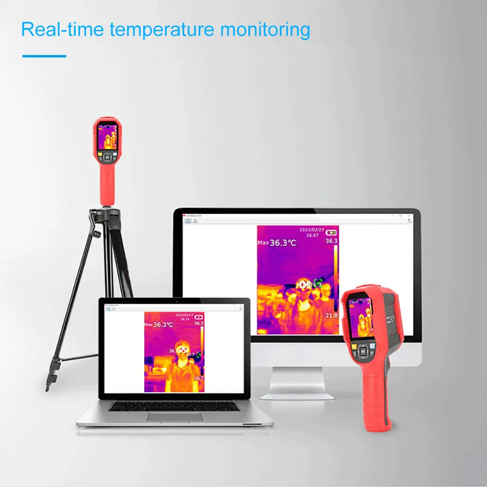 Инфракрасный термометр термограф с изображением камеры 30 ° C ~ 45 детектор