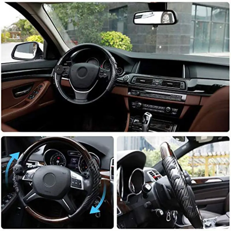 

2019 Car Steering Wheel Cover Waterproof Cover With Decrease Stress Buttons