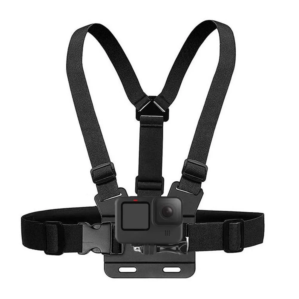 

Carrying Chest Harness Handheld Camera Elements for GoPro Hero9 Adjustable Chest Belt Action Camera Accessories