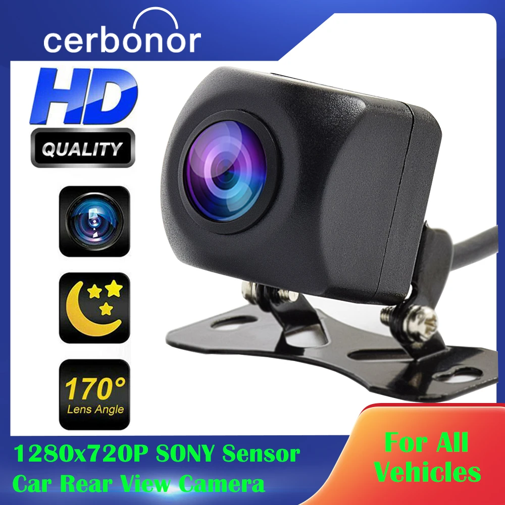 

170 Degree Fisheye Lens 1000 TV Line Night Vision HD1280*720P Car Reverse Backup Car Rear View Camera Parking Camera