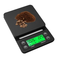 high precision lcd display drip coffee scalee with timer 3kg0 1g 5kg0 1g bar kitchen electronic scale