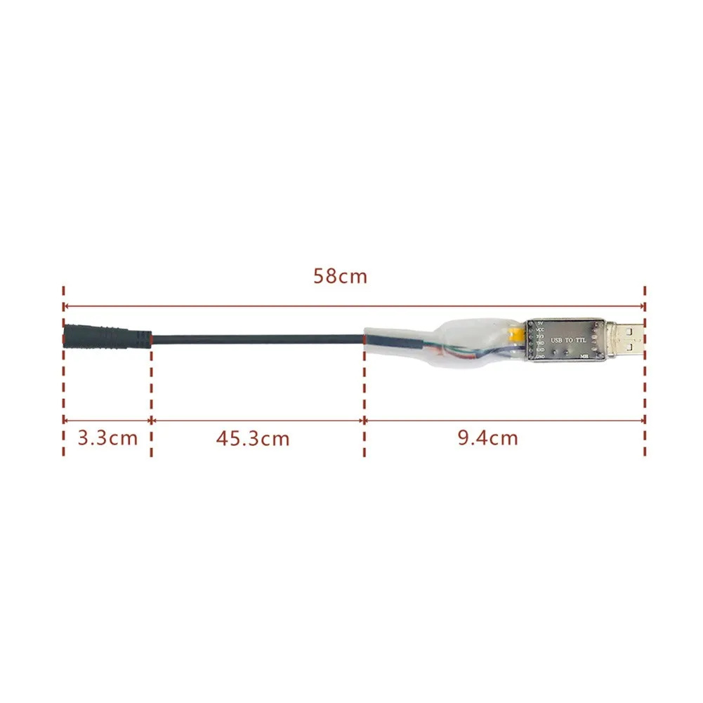 5 контактный USB кабель для программирования Bafang BBS01 BBS02 BBSHD Средний приводной