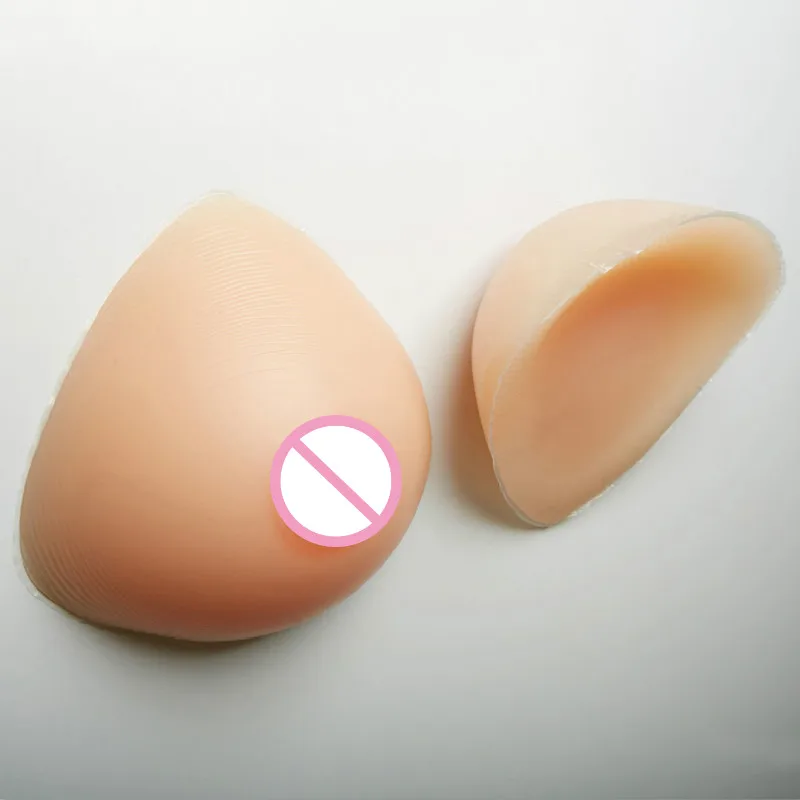 A To D Cup Medical Grade Silicone Lifelike and Soft Breast Form Triangle Casual Wearer Transgender Breast Enlargement Artifact