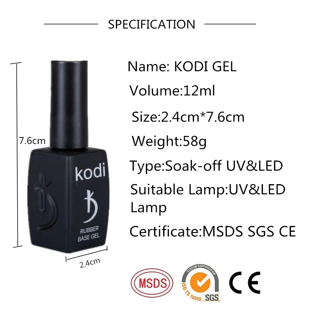 

KODI 12ml Nail Varnish varnish Shimmer Sequins Silver GEL Nail Nail Color Nail Polish Glitter Nail Art Polish