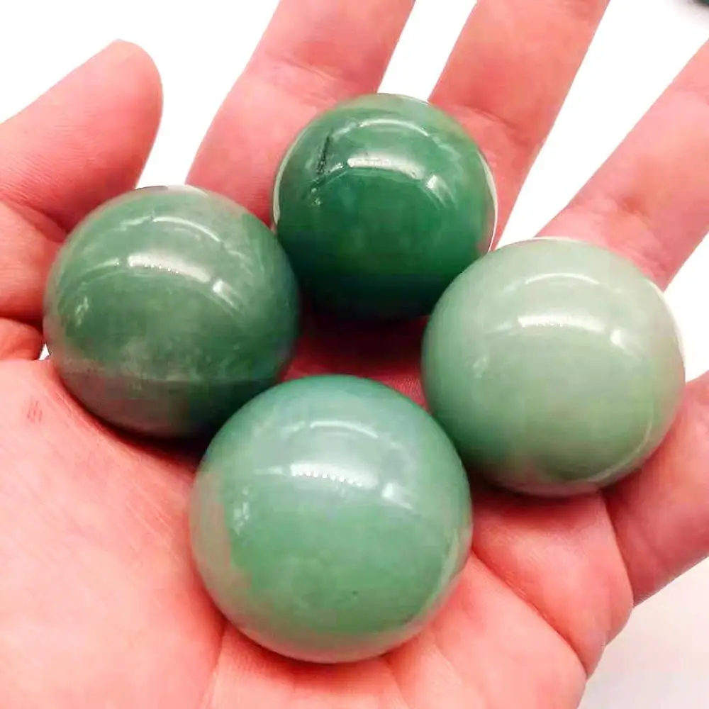 Кварц авантюрин кристаллы сферические камни натуральные и минералы шар духовное