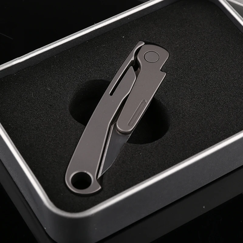 Карманный мини нож из титанового сплава экстренный ключ медицинские складные