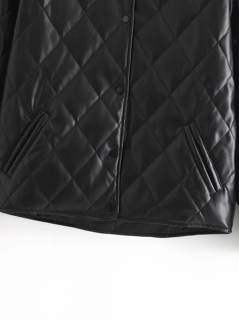 Новая брендовая куртка из искусственной кожи для женщин осенне зимние