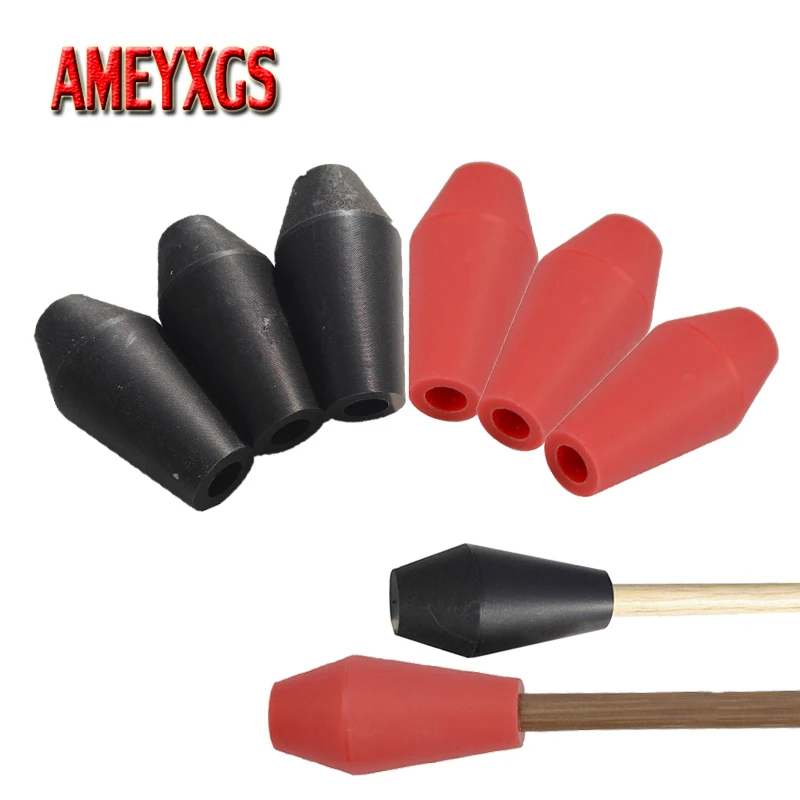 

12/24pcs Archery ID8mm Arrowhead Nylon Broadheads Shooting Training Safety Target Arrow Head For Archery Sports Game Accessories