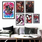 Аниме плакаты: джабами, юмеко, кейкейгуруи, Школьное настенное искусство, Картина на холсте, настенное украшение