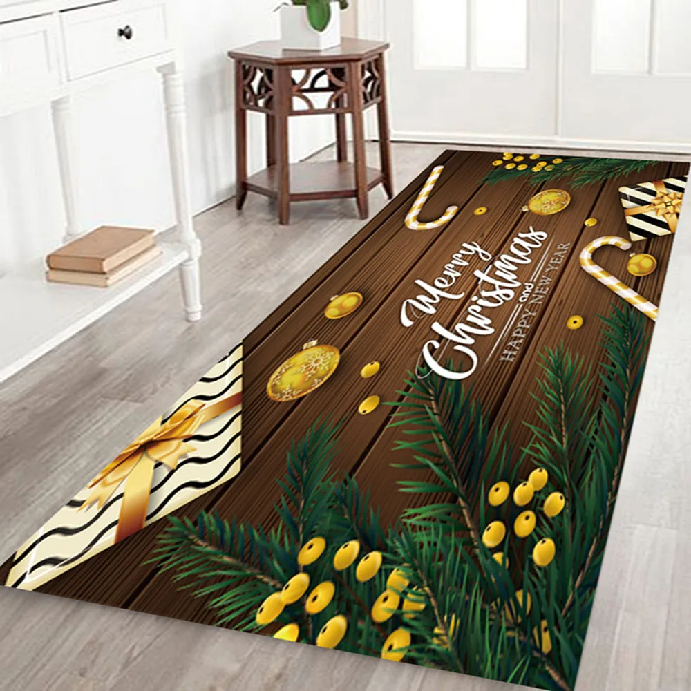 Рождественские ковры для гостиной спальни коврики зоны Нового года детский