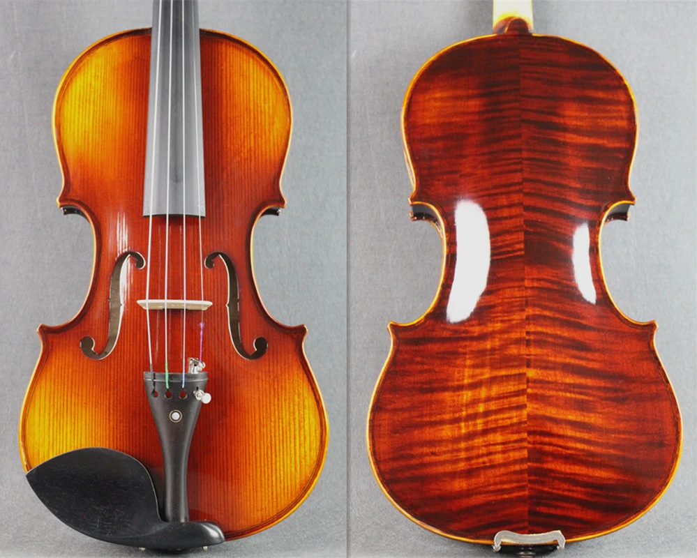 4/4 скрипка тигр пижамы для малыша задняя 바이올린 كمان превосходное пламя