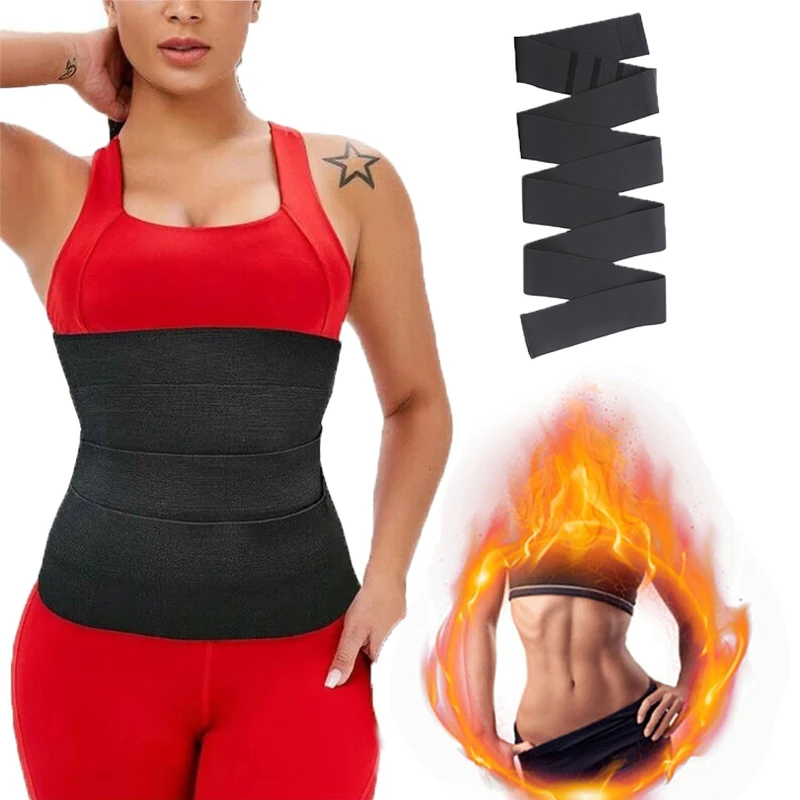 

Women Waist Trainer Body Shaper Trimmer Belt Snatch Me Up Bandage Wrap Corset Top Tummy Slimming Products Postpartum Recovery