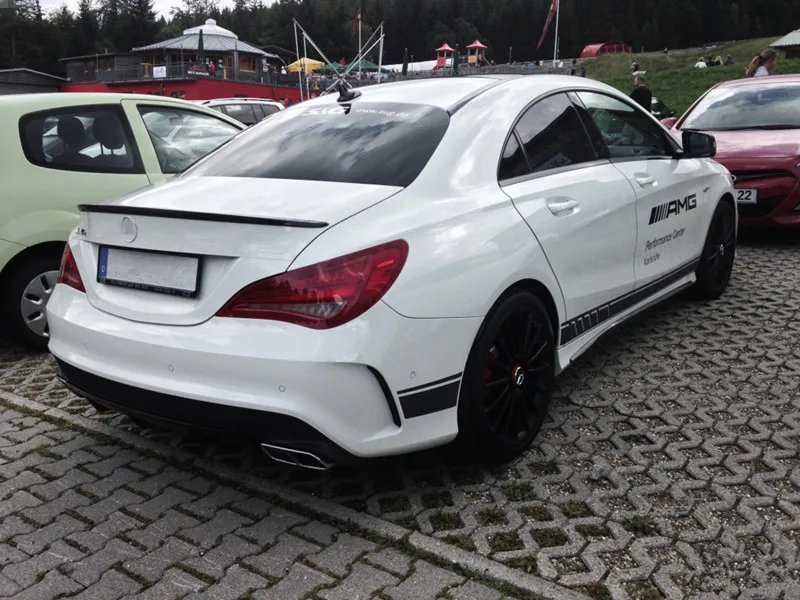 2X для Mercedes Benz W164 W221 S300 S350 S500 A45 W166 W251 W216 S CLA ML AMG класс автомобиля выхлопная труба глушитель наконечник чехлы