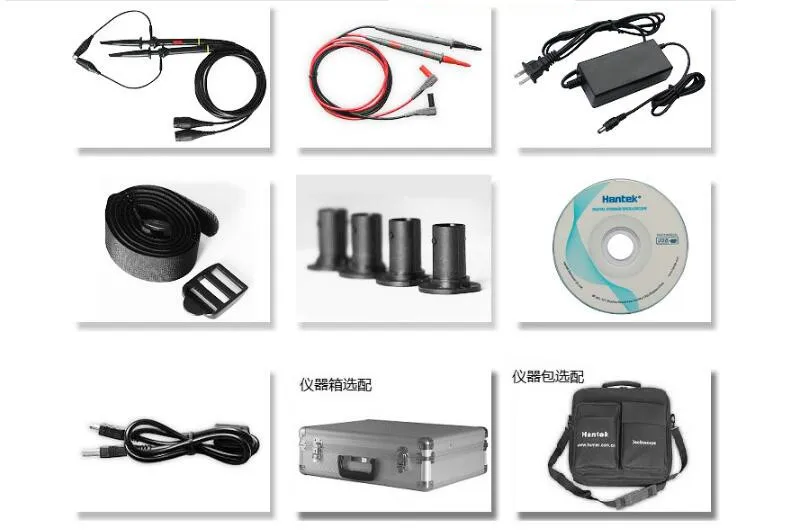 

Hantek DSO1102E Digital USB Handheld Oscilloscope 100MHz Bandwidth 2 CHannels 1GSa/s 2M Memory Depth DMM TFT LCD