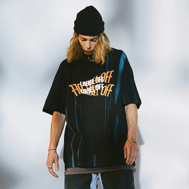 Футболка мужская с коротким рукавом универсальная Простая рубашка в стиле