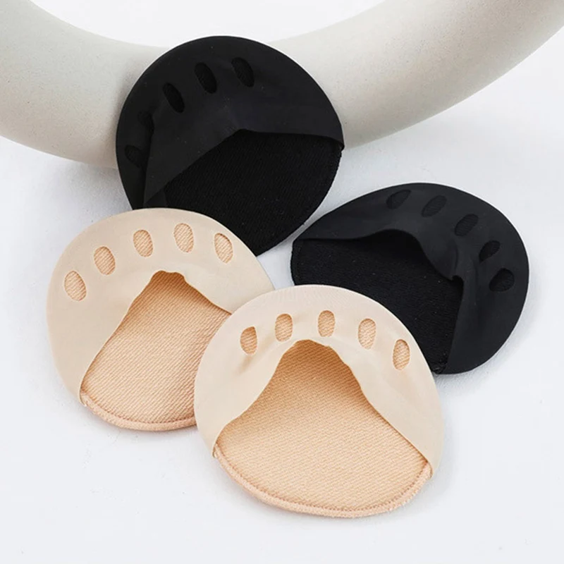 

1 Pair Five Toes Forefoot Pads for Women High Heels Half Insoles Invisible Foot Pain Care Absorbs Shock Socks Toe Pad Inserts