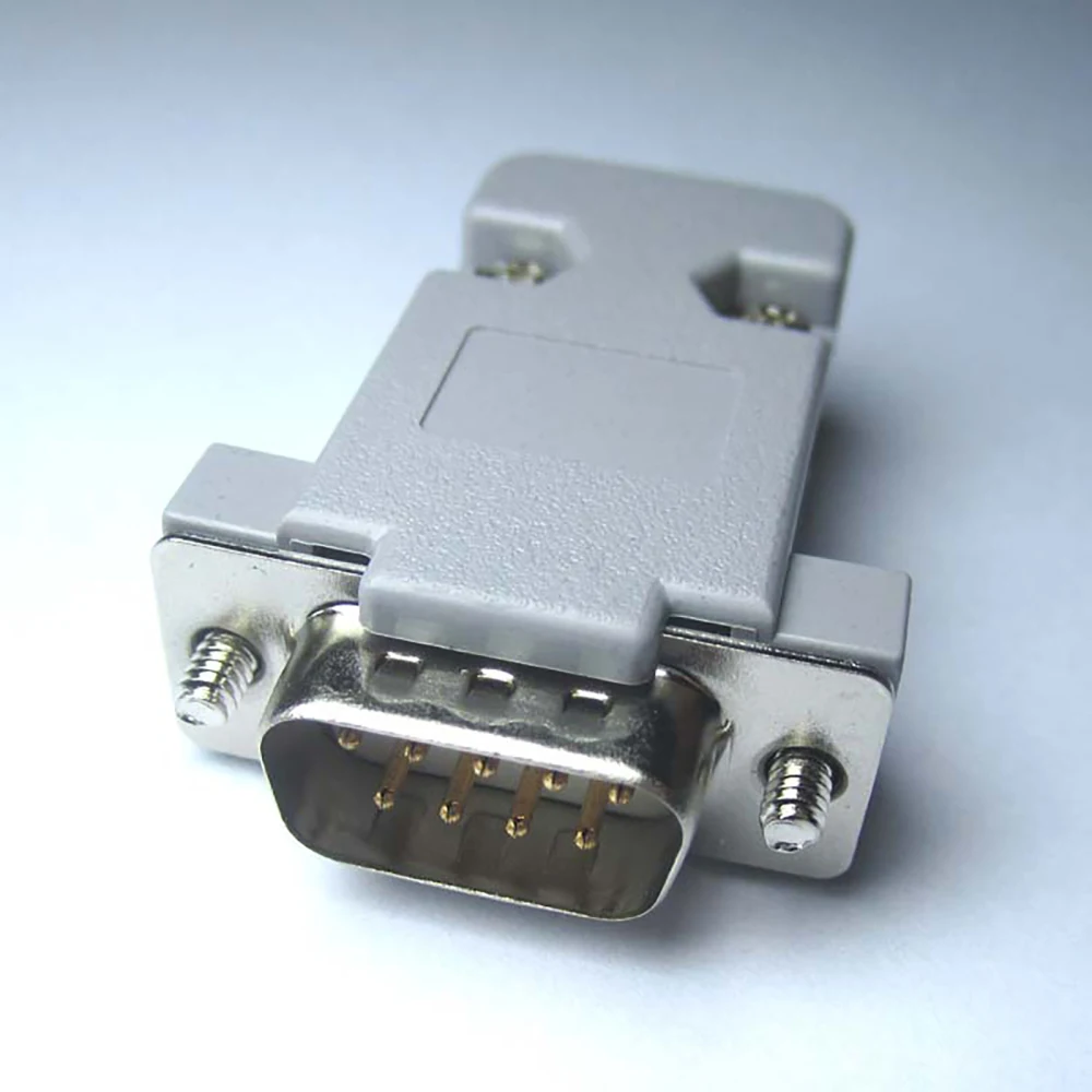 

Practical DB9 D-SUB Connector Female/Male Welding Head 9Pin Jack Socket Adapter