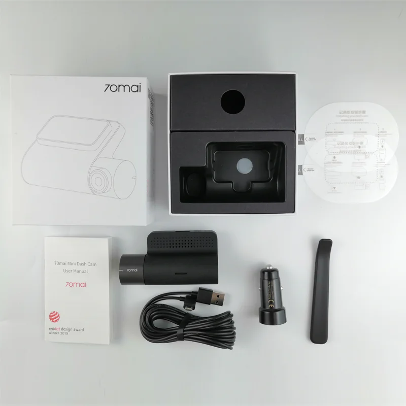 -350₽Kод : newsmail350 70mai мини Dash Cam 1600P Ночное видение Wi-Fi Видеорегистраторы для