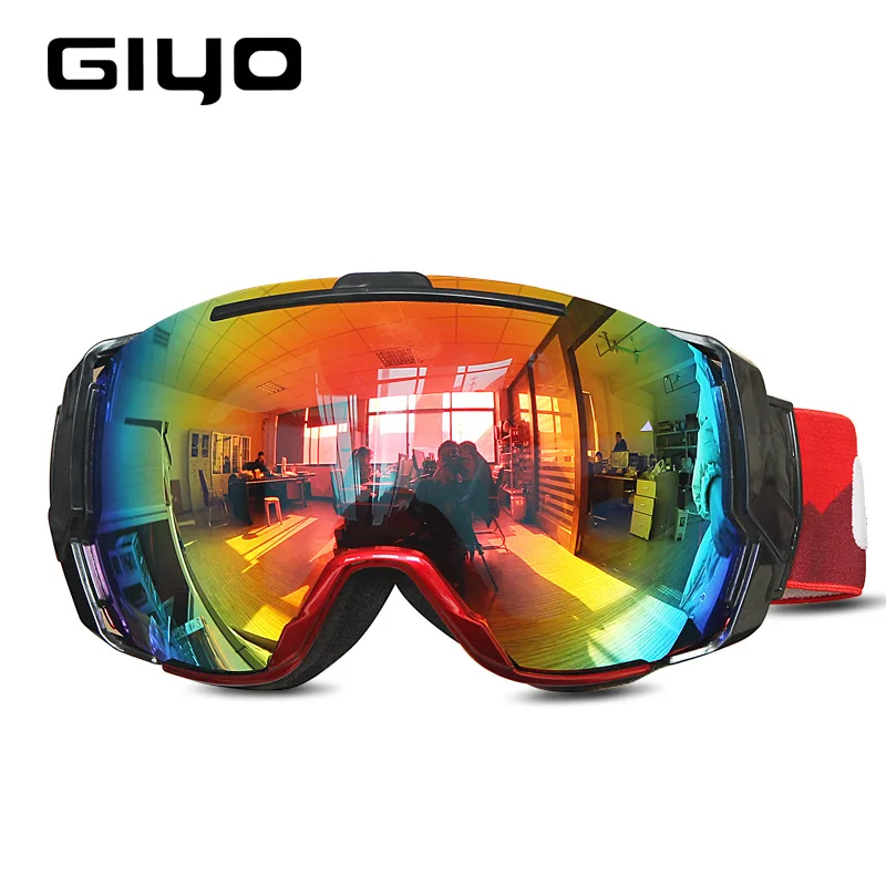 GIYO OTG Over Glasses Cycling Ski Snowboard Snow Goggles Dual Layers Lens Anti-Fog UV Protection for Men Women