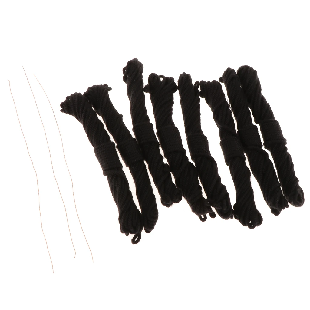 

8pcs Soft Cotton Rope Twisted Cord Jewelry Accessories Handmade DIY Craft 1mm