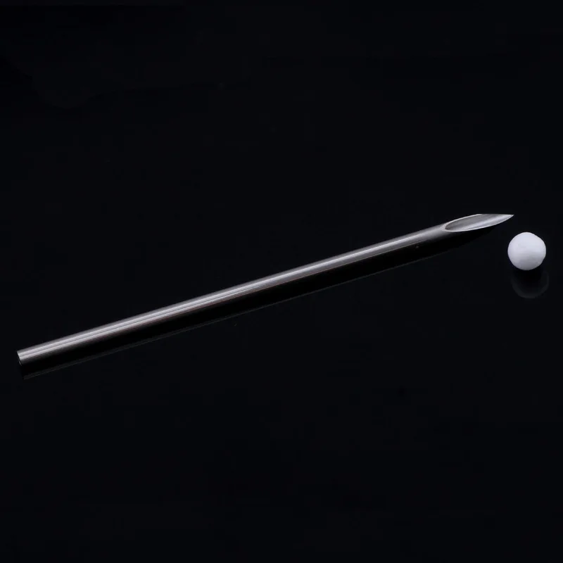 

10PC Disposable Sterile Body Piercing Needles Medical Surgical Steel for Navel Nipple Ear Nose Lip Tattoo Piercing Tools Kit