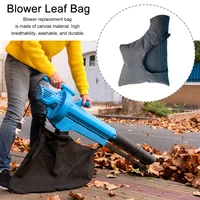 zipper closure shoulder strap replacement parts canvas portable blower leaf bag outdoor garden with 5 ties solid vacuum cleaner