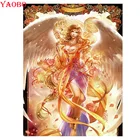 Новый год Подарочная Алмазная мозаика Ангел Фэнтези женщина diy 5d алмазная живопись камни в форме ромба круглый дрель Алмазная вышивка Декор