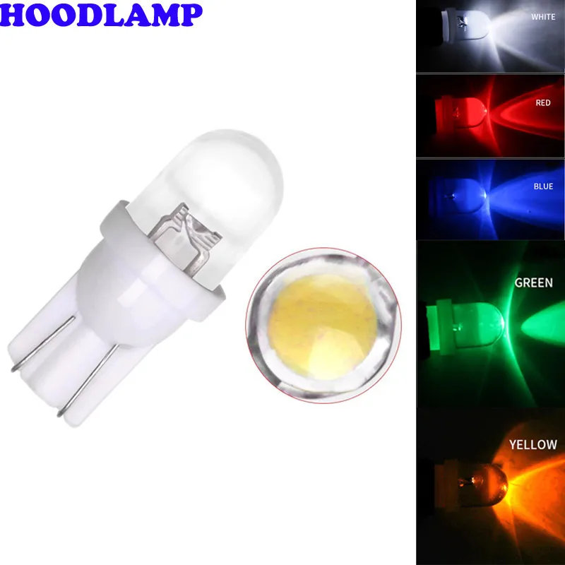 Автомобильный светодиодный светильник с пузырьками T10 1 круглой головкой