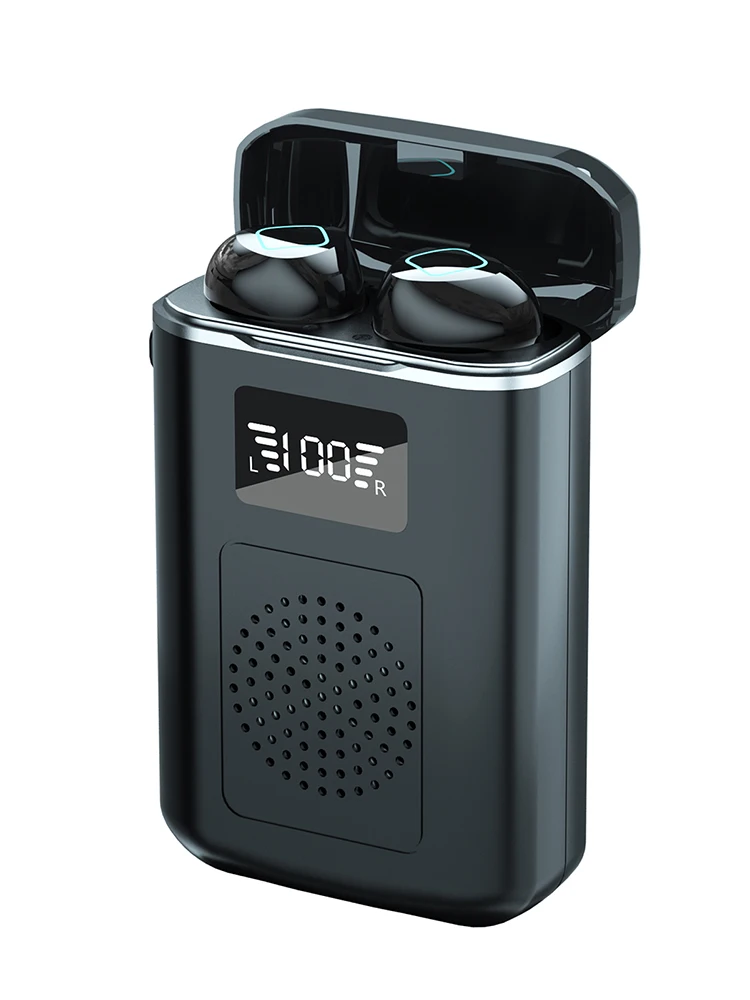 

M6 наушники-вкладыши TWS Bluetooth гарнитура 5,1 наушники-вкладыши наушники супер большой зарядный отсек Ёмкость гарнитура с Динамик и светодиодны...