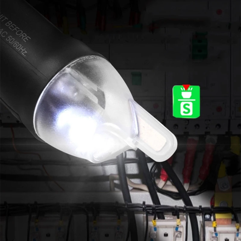 

Q9QF Non Contact Voltage Tester, Voltage/Electric Detector Tester Dual Range 12V-1000V, LCD Display LED Flashlight Finder