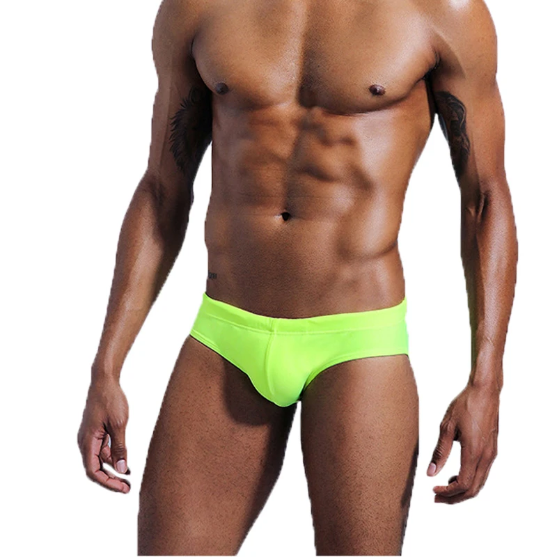 Мужские плавки с низкой талией черные для плавания шорты бассейна купальный