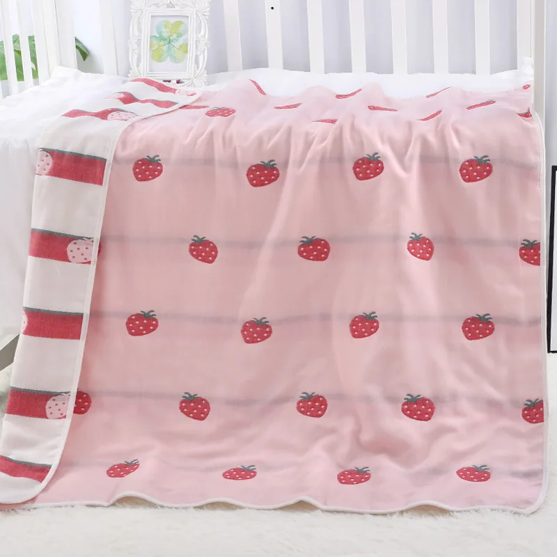 

120 * 150cm Cotton Six-Layer Children's Towel Blanket kids Bath Towel chlidren Blanket
