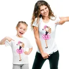 Одинаковые комплекты для семьи; семейная футболка с короткими рукавами для мамы и детей; фэмили лук купальники 2020 новинки KT-1921