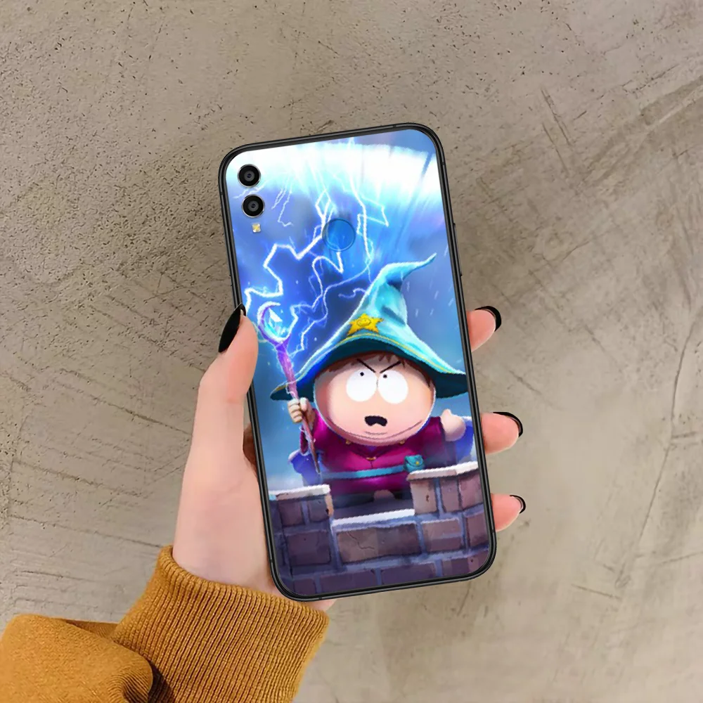 

South-Park Painting Phone Case For Huawei Honor 6A 7A 7C 8 8A 8X 9 9X 10 10i 20 Lite Pro Play black Etui Tpu Hoesjes Soft Cover