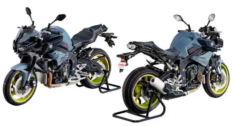 3D бумажная модель для мотоцикла самостоятельного изготовления из сверхтонкого