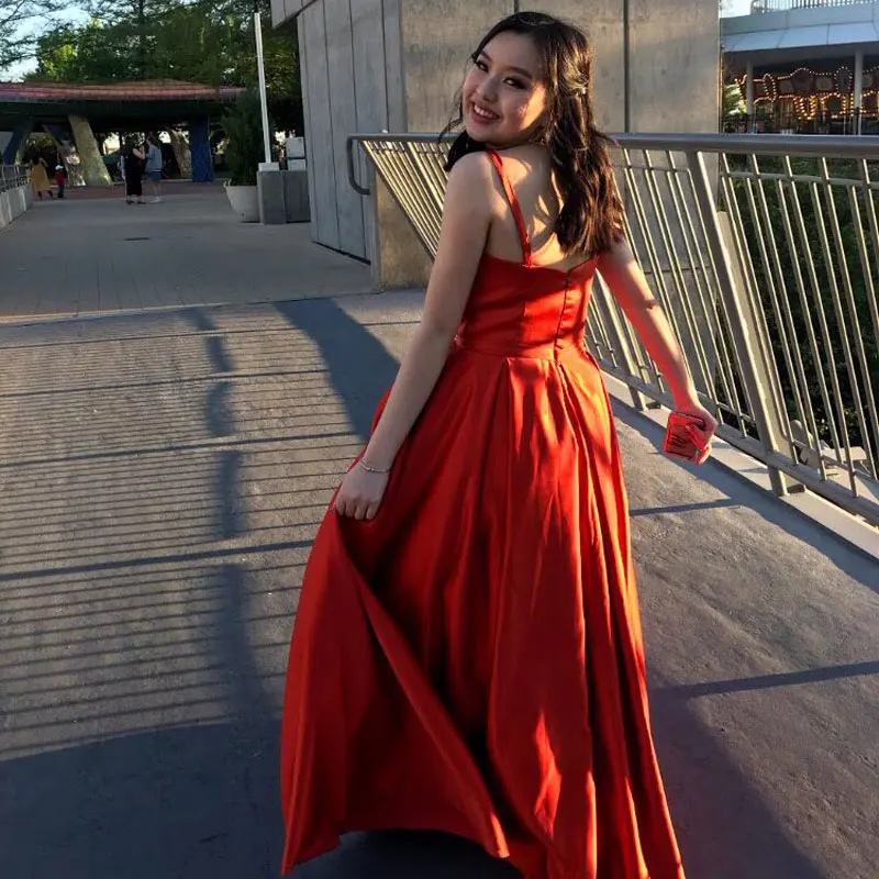 Осенние Простые Вечерние платья для выпускного вечера vestido de noiva sereia robe de soiree vestido novia Плайя Спагетти ремень удлинённый сюртук