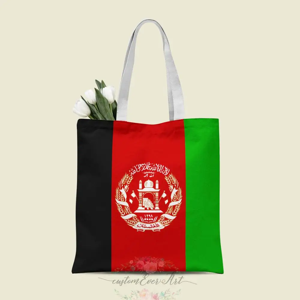 

Afghanistan tote bag custom canvas tote bags for women for teacher Birthday Bags Gift Bag personalized gifts