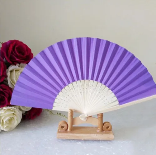 Складные DIY Свадебные бамбуковые китайские Подарки для детских фанатов вечерние