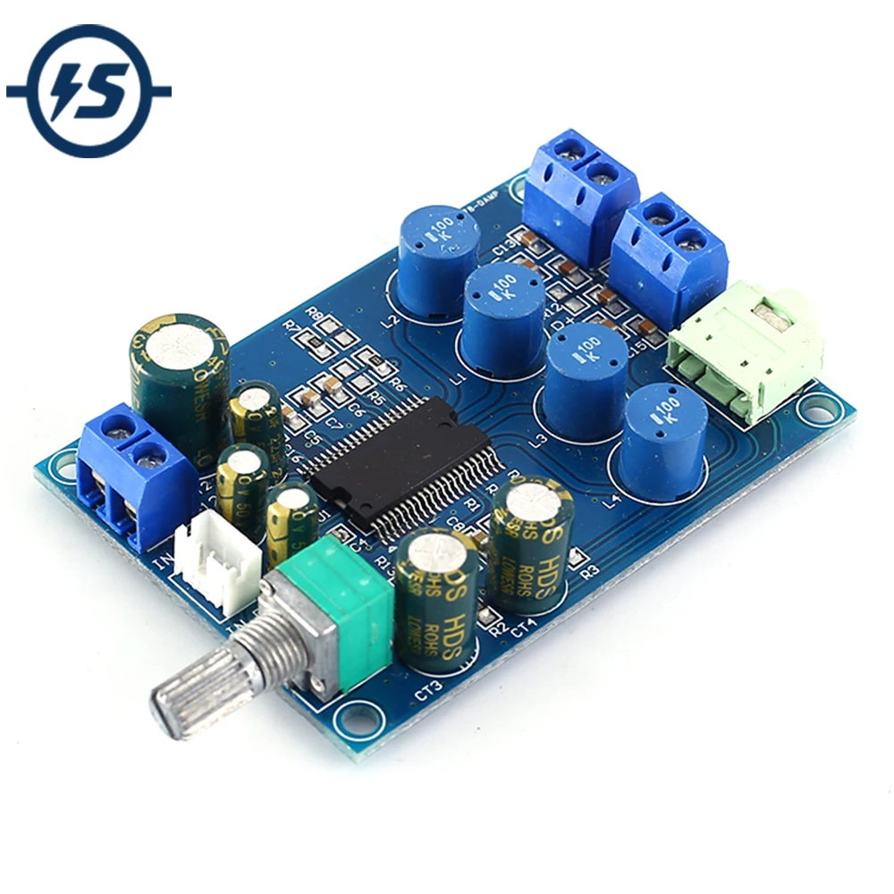 Цифровая плата усилителя мощности 20 Вт стерео 2CH с регулировкой громкость