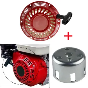 pull start starter recoil with recoil flange cup for honda gx120 gx160 gx200 168f 170f 5 5hp 6 5hp engine generator part free global shipping