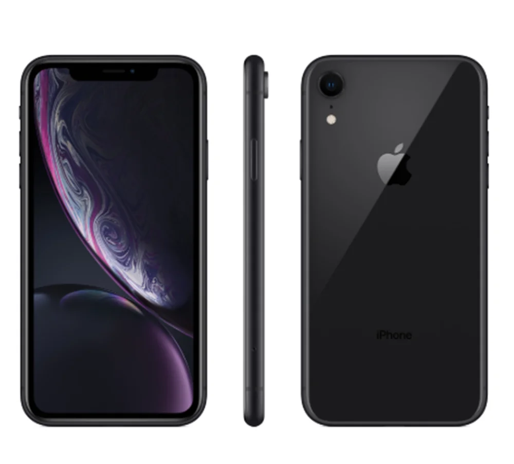 Разблокированный Apple iPhone XR ram 3 ГБ rom 64 Гб/128 Гб мобильный телефон LTE 6,1 дюймов шестиядерный IOS отпечаток пальца лица ID NFC