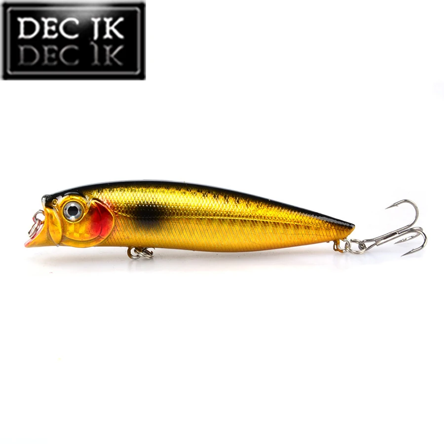 1 шт. плавающий Поппер искусственная/Жесткая/искусственная приманка для рыбалки