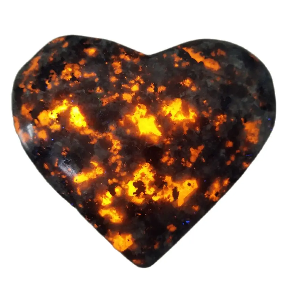 

Yooperlite Stone Heart Natural Gemstone Feng Shui Chakra Energy Room Decoration Wicca Witchcraft Supplies Accessories
