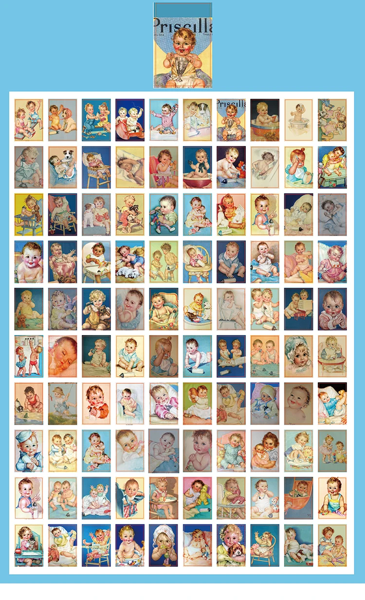 

Блокноты-стикеры Amengguo, 99 шт., винтажные животные, клубника