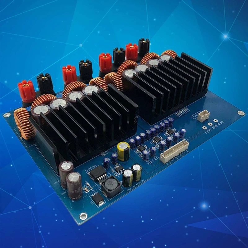 

2.1 High Power Digital Power Amplifier Board Hifi Tas5630 Class D Opa1632 600W+2x300W DC 48V