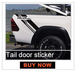 2 шт hilux боковые полосы Графический виниловый стикер для TOYOTA HILUX