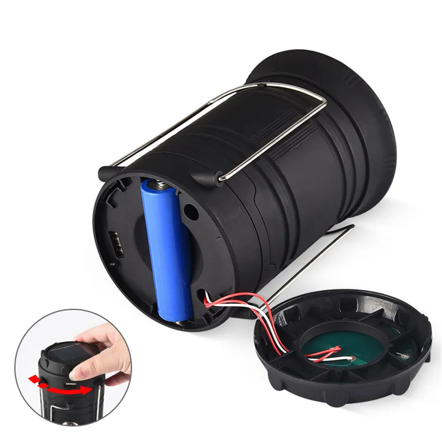 Солнечная приведенная в действие 2 1 СВЕТОДИОДНЫЙ кемпинговый светильник