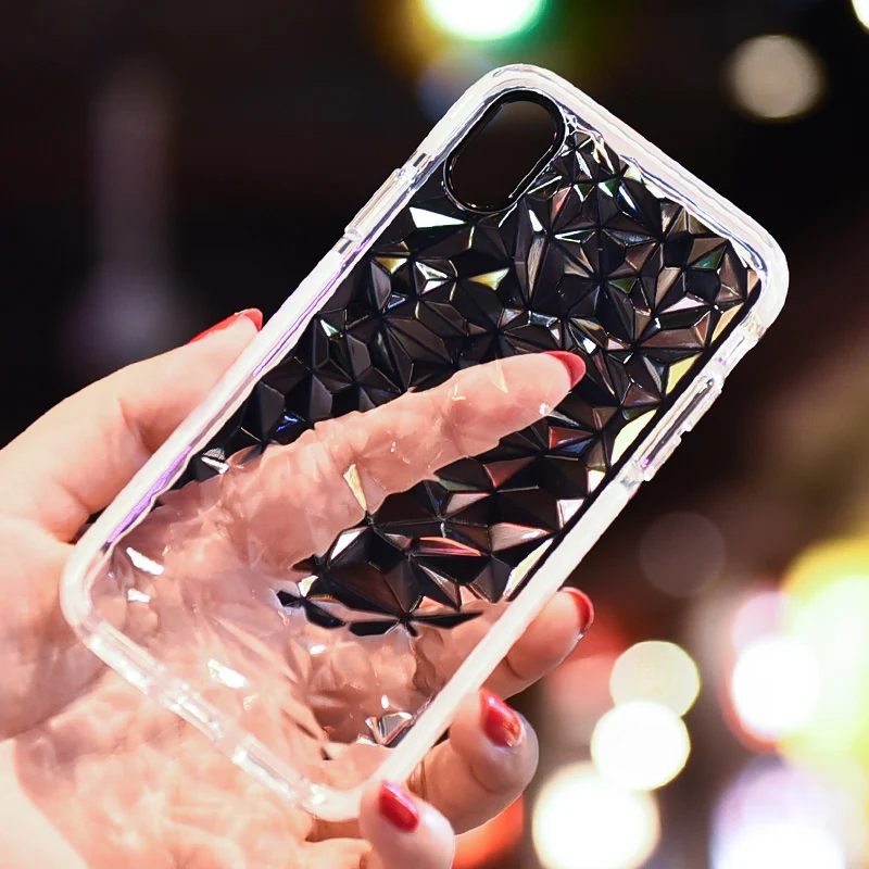 Роскошный мягкий чехол для телефона IPhone 7 8 6 Plus прозрачный из ТПУ противоударный