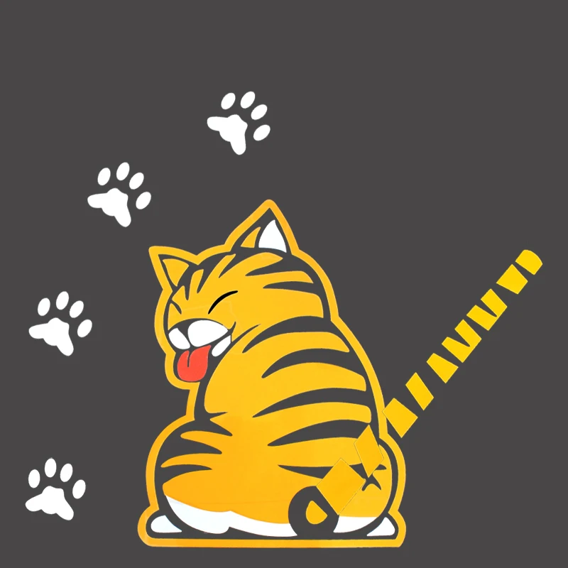 Водостойкая автомобильная наклейка KAWOO забавные мультипликационные наклейки с